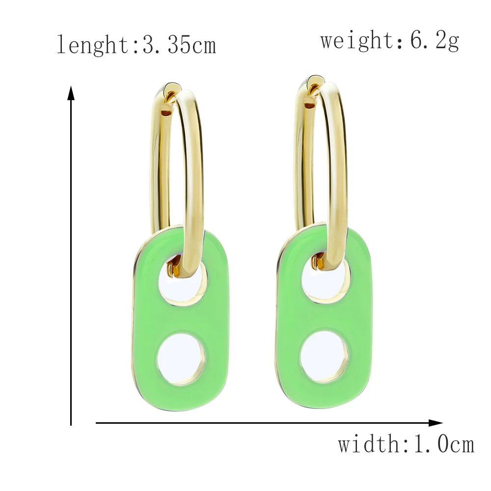 1 шт./2 шт. неоновая Люминесцентная свинья серьги для носа Цвет отверстие