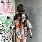 Женское кимоно-кардиган Yukata Haori, японский кардиган с защитой от солнца, женская блузка хараджуку, одежда для сна, лето 2020