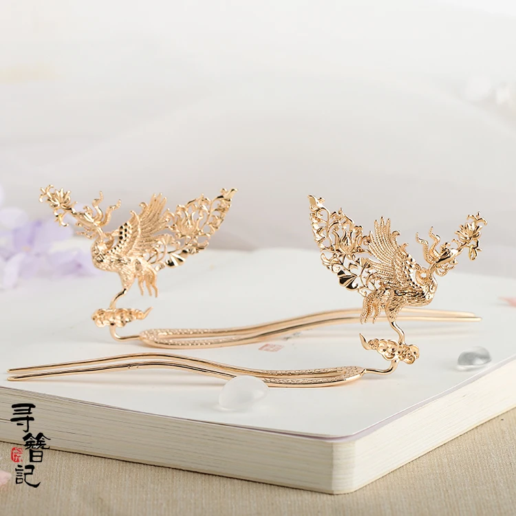 Древняя заколка Hanfu китайские аксессуары для волос невесты Kanzashi головной убор
