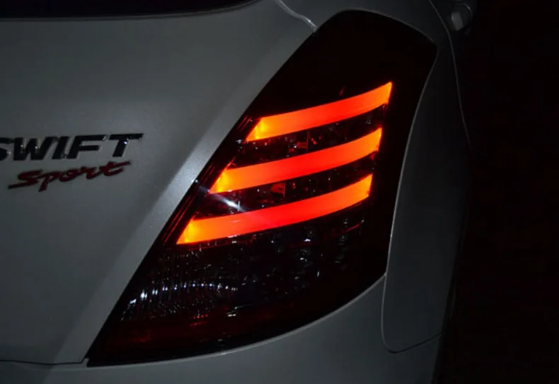 AKD автомобильный Стайлинг для Suzuki Swift задние фонари 2005- Swift светодиодный задний фонарь светодиодный дневные ходовые огни тормоза Обратный Авто аксессуары - Цвет: 2010-2016