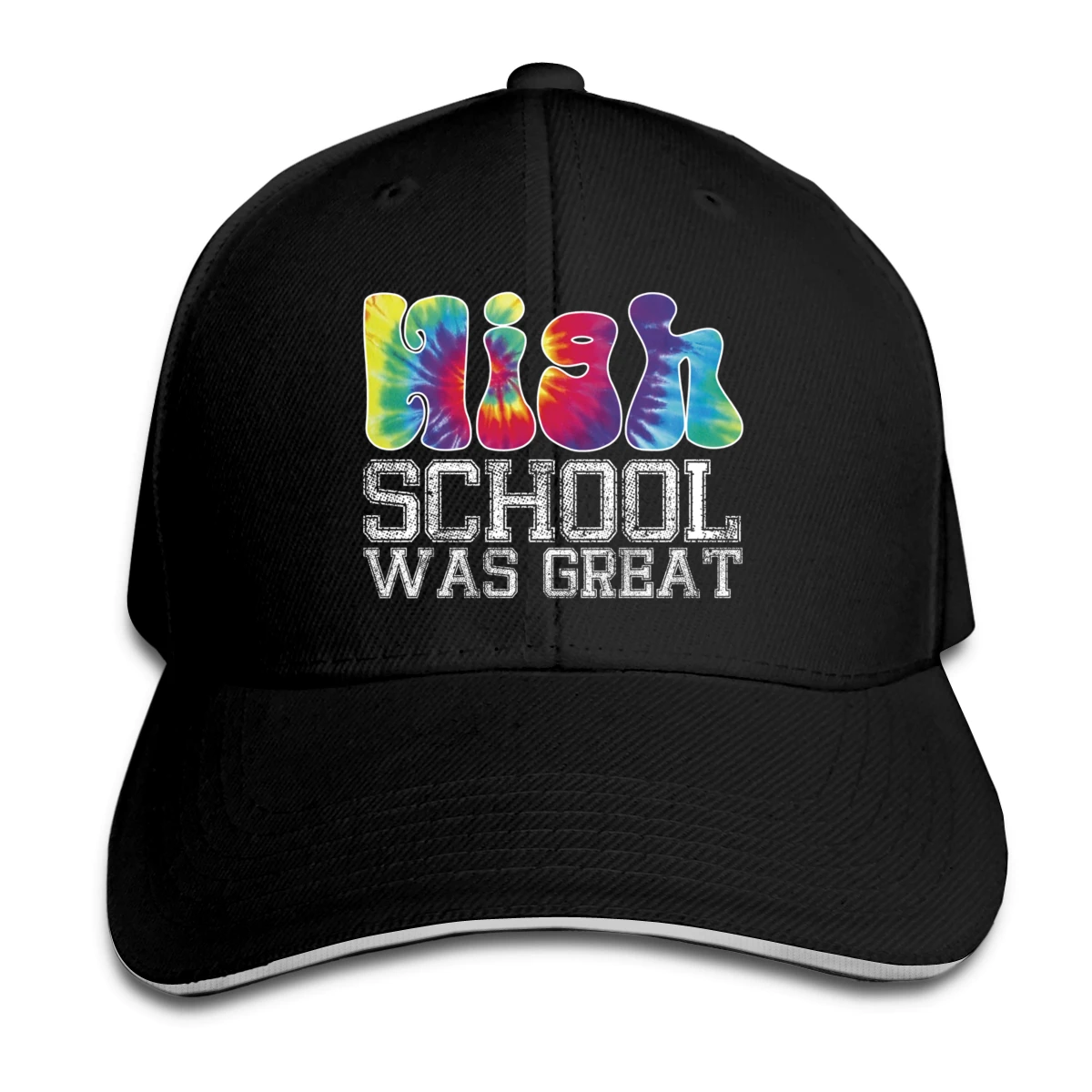 

High School Hat Baseball Cap for Men Women Fashion Adjustable Sun Hat