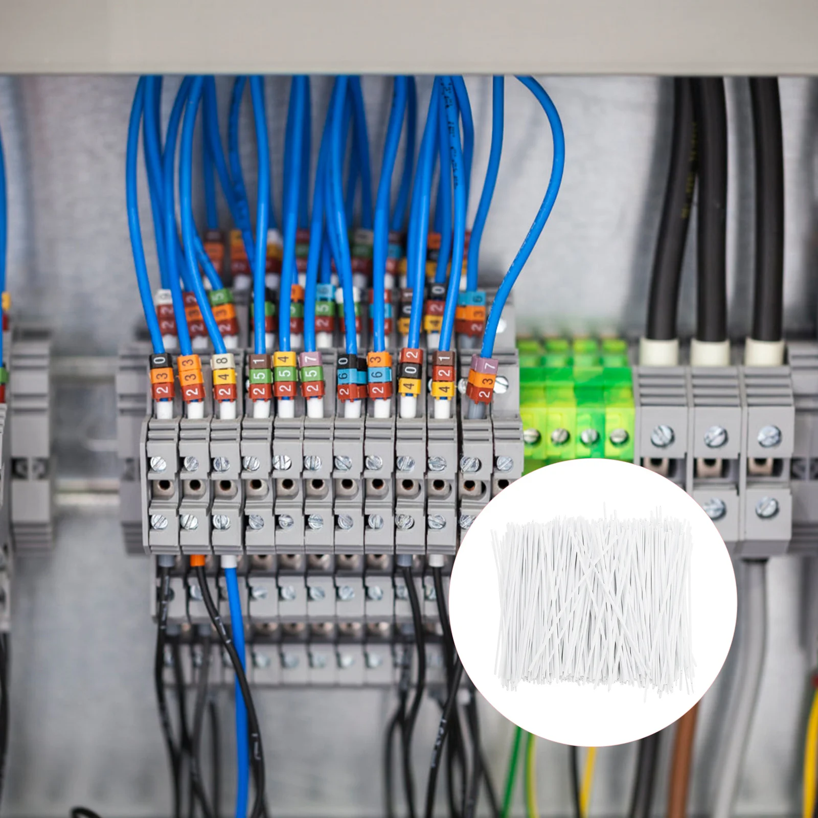 

1000 шт., пластиковые стяжки для проводов