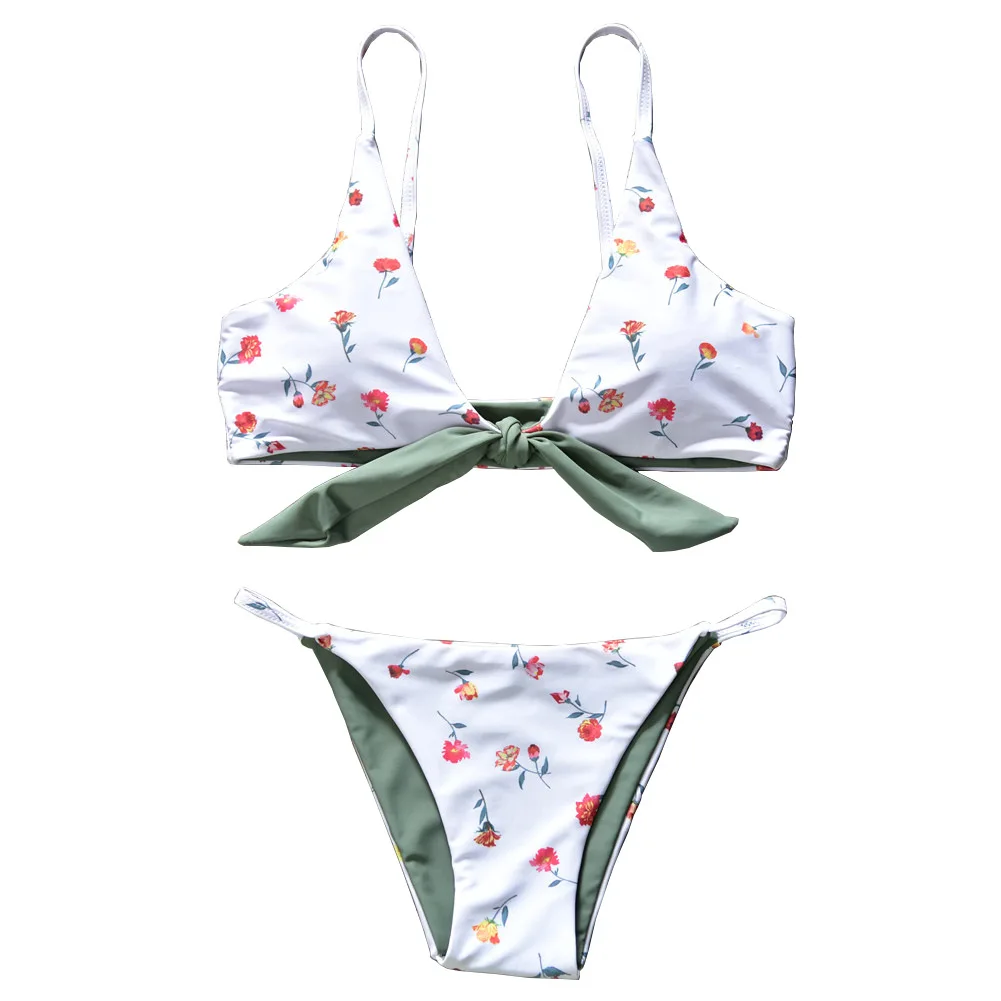 19 лет бикини с сексуальным принтом Двусторонняя одежда грудь кружево деньги