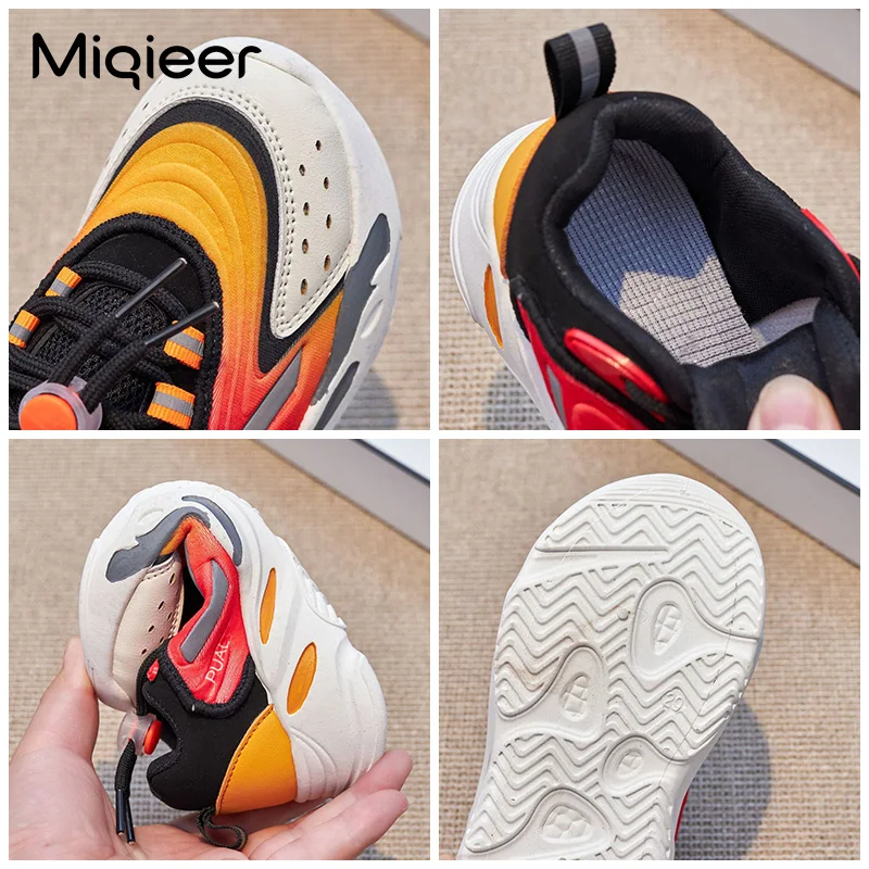 Детские кроссовки повседневная обувь на массивной подошве для маленьких