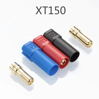 10pcs 5 pairs amass xt150 mf connector adapter 6mm malefemale plug high rated amps for rc lipo battery 20off