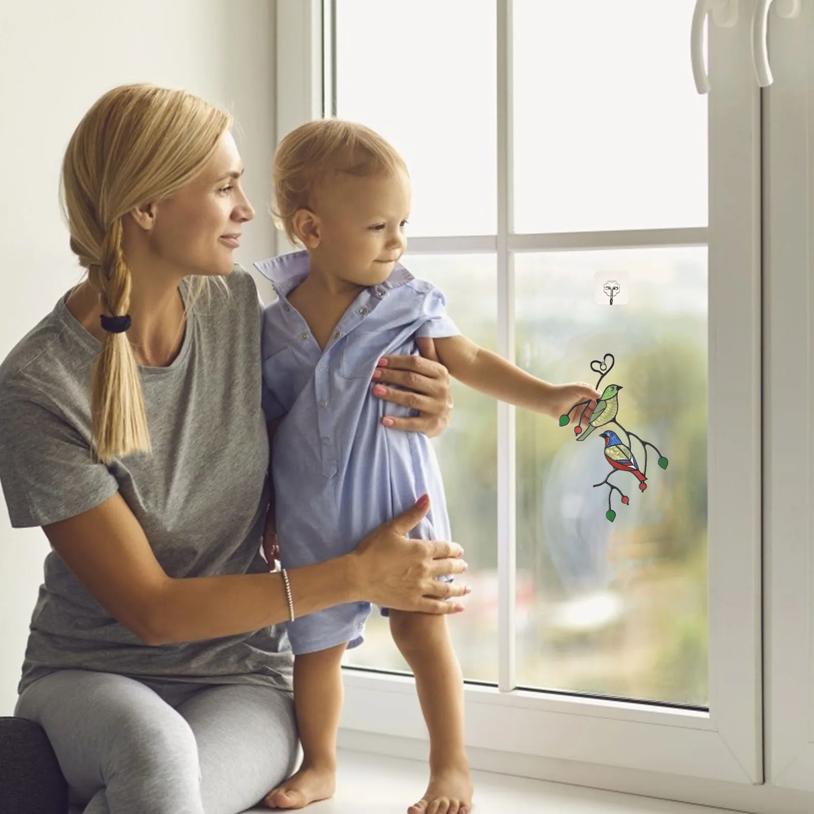 

Garden Crafts Double Side Oil Dripping Alloy Bird Pendant Decoration decoracin de habitacin