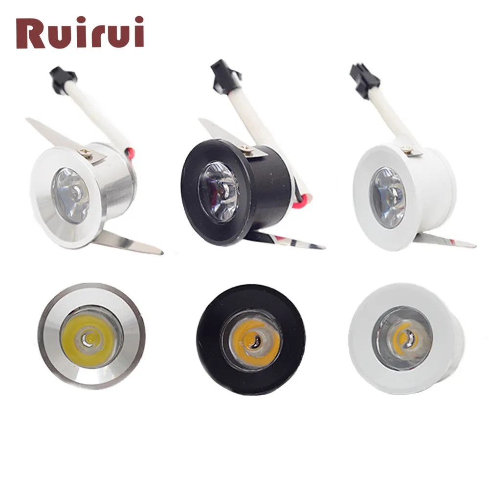 

100pcs/lot Dimmable1W/3W mini led ceiling downlight Mini led cabinet light AC85-265V white or Warm white