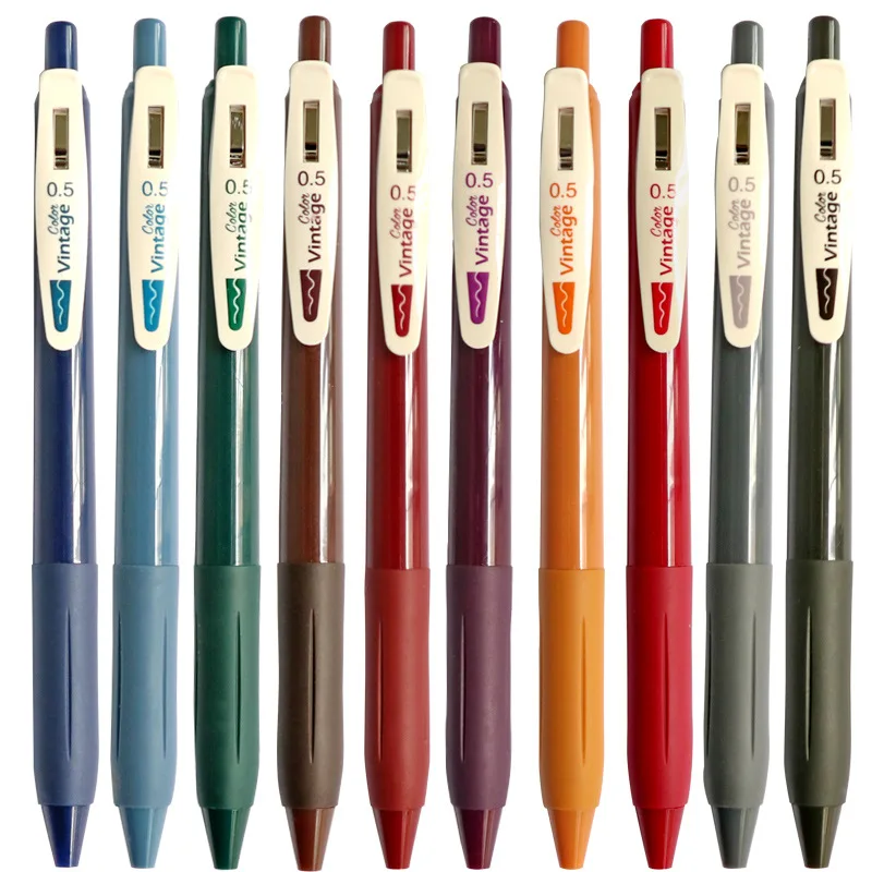 

Retro color press neutral pen hand account Morandi color Nordic color palace color color pen