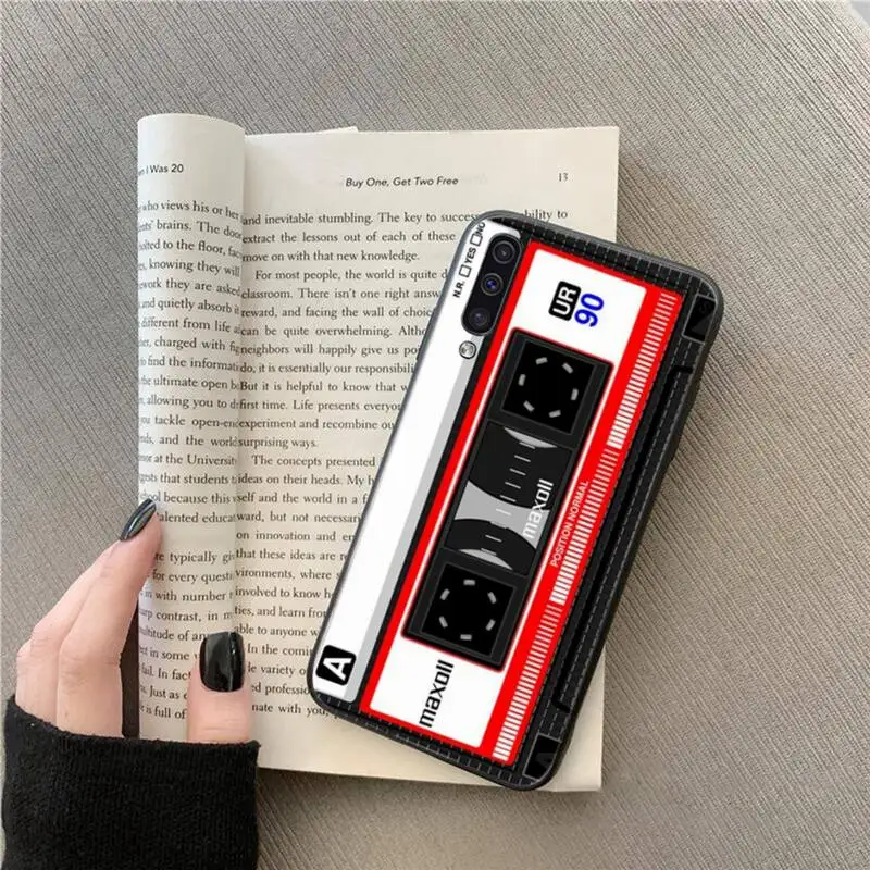 

Magnetic tape retro style Phone Case For Samsung galaxy A S note 10 7 8 9 20 30 31 40 50 51 70 71 21 s ultra plus