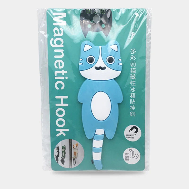 

Japanese Cat Magnetic Hook Key Holder Creative Fridge Magnets Refrigerator Message Magnet Magnetic Mount Hook Decorative Hooks