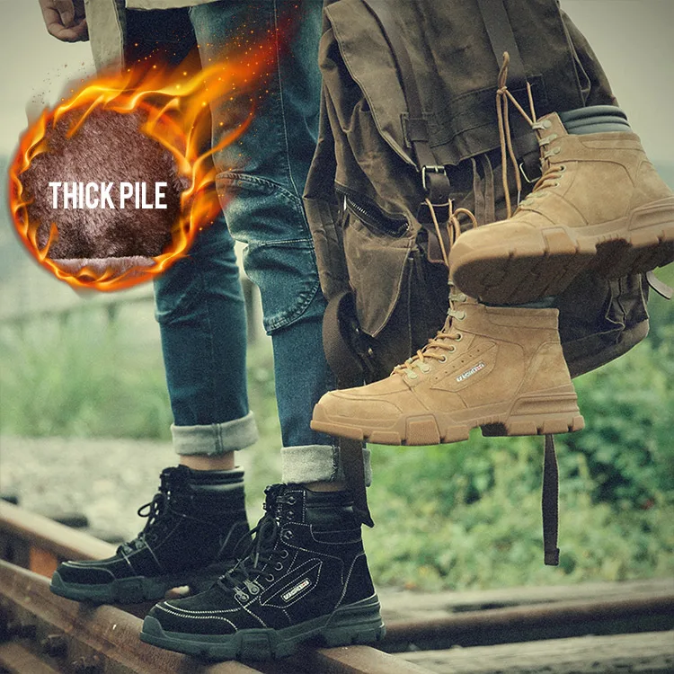 OSCO/мужские ботинки из натуральной кожи сезон осень зима ботильоны модная обувь