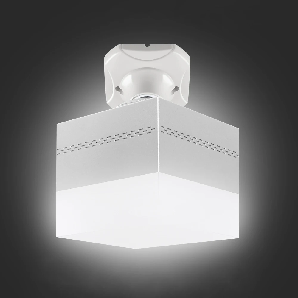 5 Вт/9 Вт/13 Вт/28 Вт E27Lamp лампа высокой мощности энергосберегающий светодиодный светильник вращающийся портативный светильник квадратной формы украшение дома