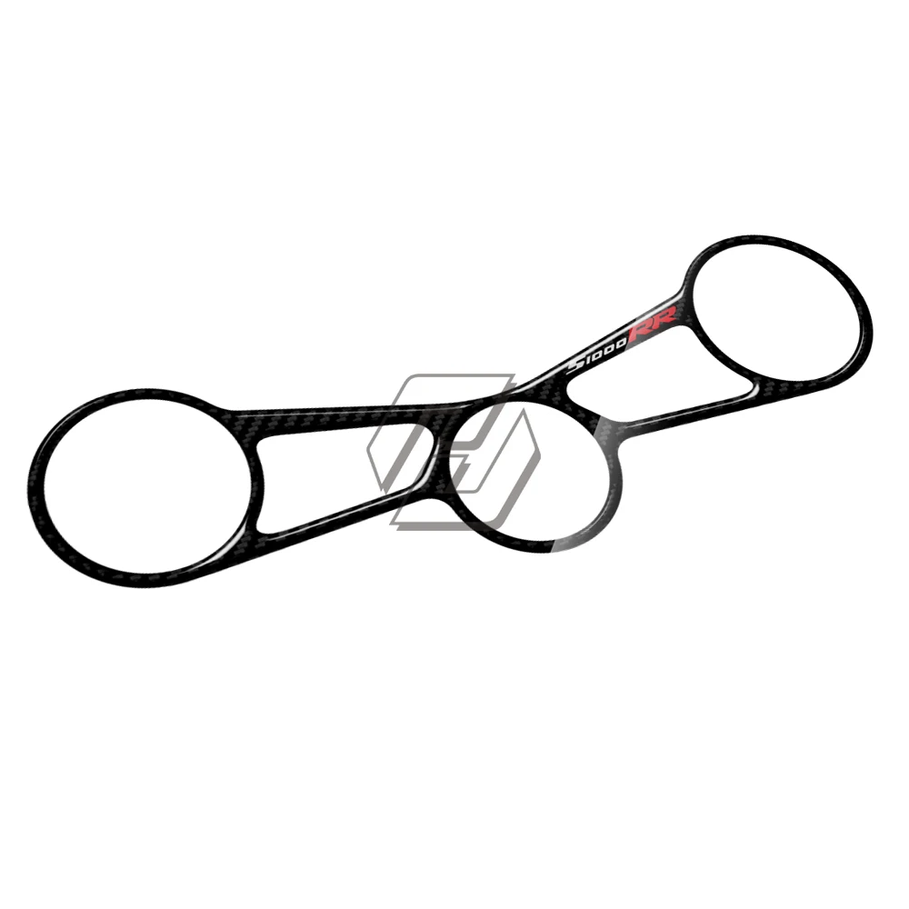 Эпоксидная смола Мотоцикл углеродного волокна наклейки Топ тройной зажим Танк pad