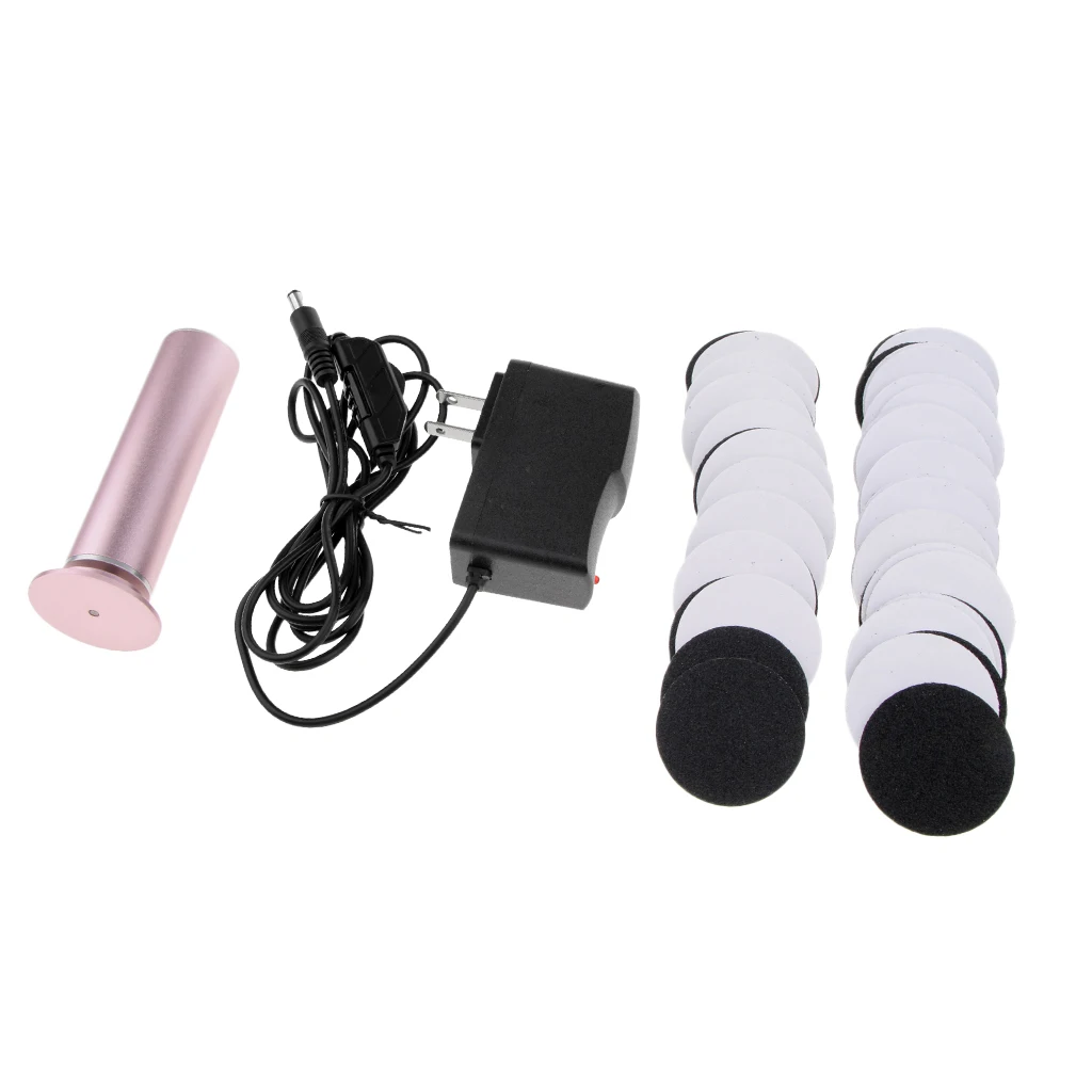 

Electric Foot Callus Remover Pedicure File Tool + 60pcs Sandpaper Disk US P