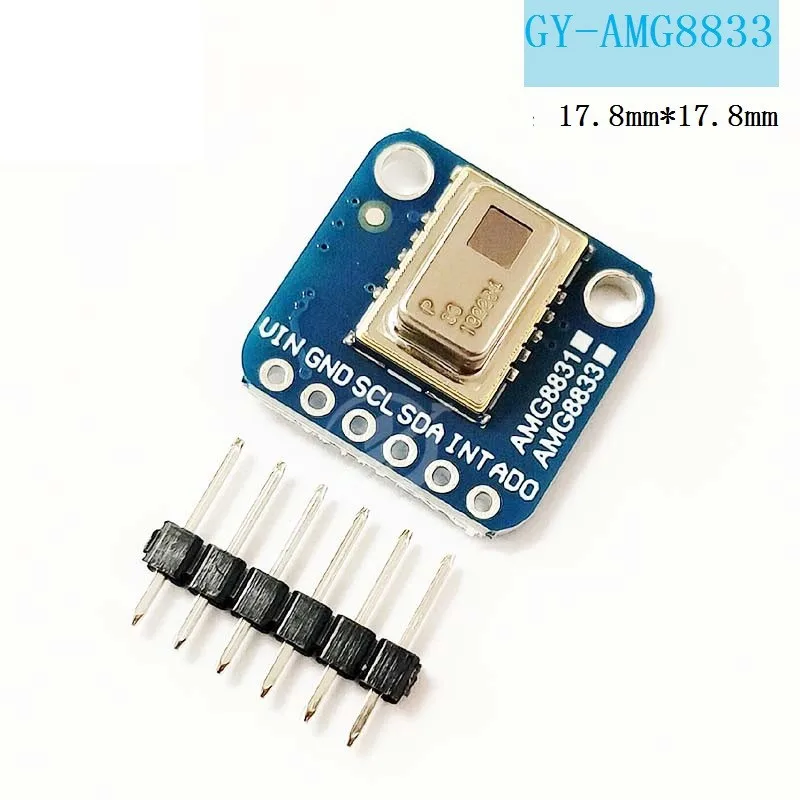 Фото AMG8833 IR 8x8 тепловизор матричный модуль датчика температуры для Raspberry Pi GY AMG8833 IR 8x8 тепловизор матричный модуль датчика температуры для Raspberry Pi GY