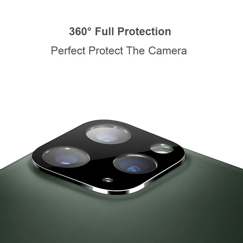 Титановая металлическая оправа закаленное стекло объектив камеры протектор