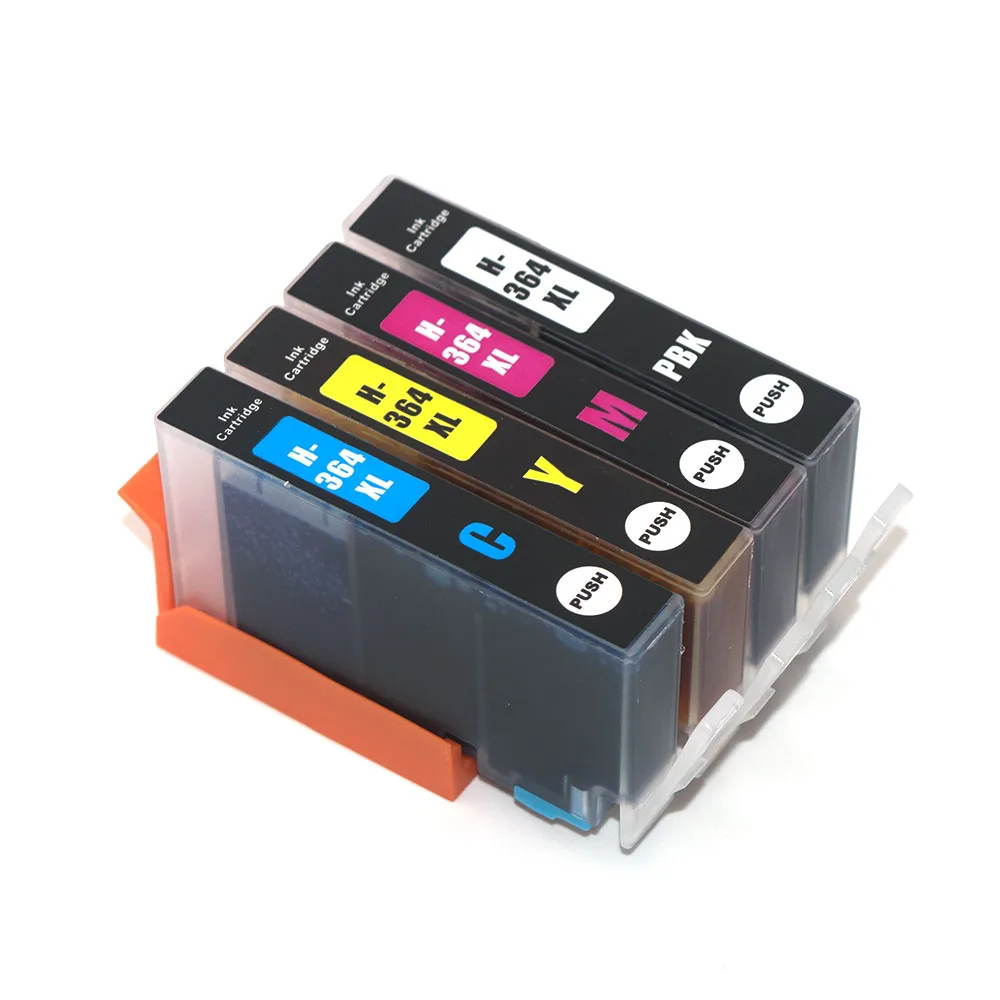

4Color For HP564 HP564XL Compatible Ink Cartridge for HP Photosmart 6525 Printer with Chip