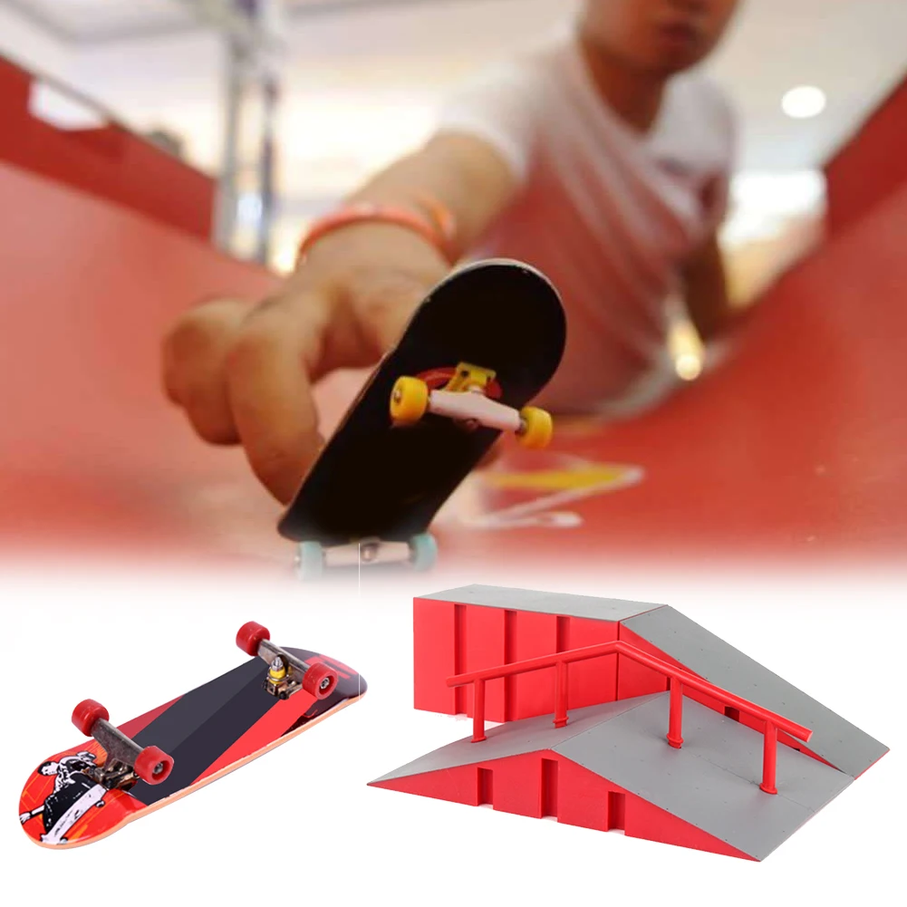 Игра DIY в подарок обучающая игра помещении мини пандус пальцевый скейтборд парк