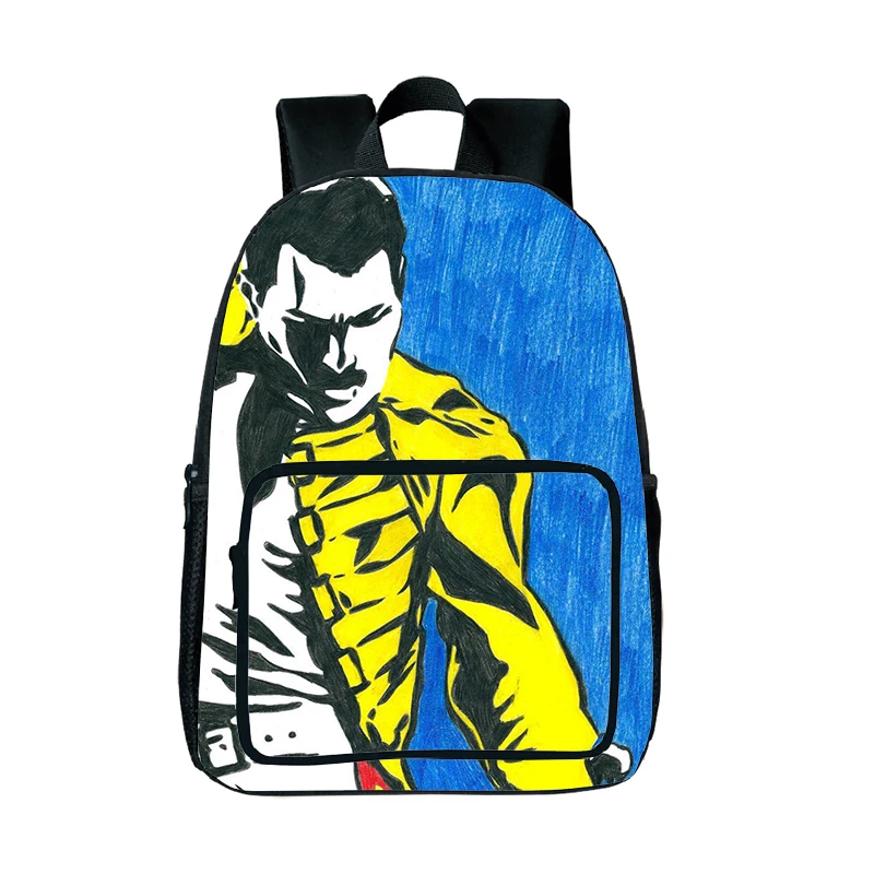 166 Рюкзак Mochila Feminina Freddie Mercury, школьные сумки для подростков, девочек и мальчиков, рюкзак для ноутбука, мужские дорожные рюкзаки - Цвет: 166