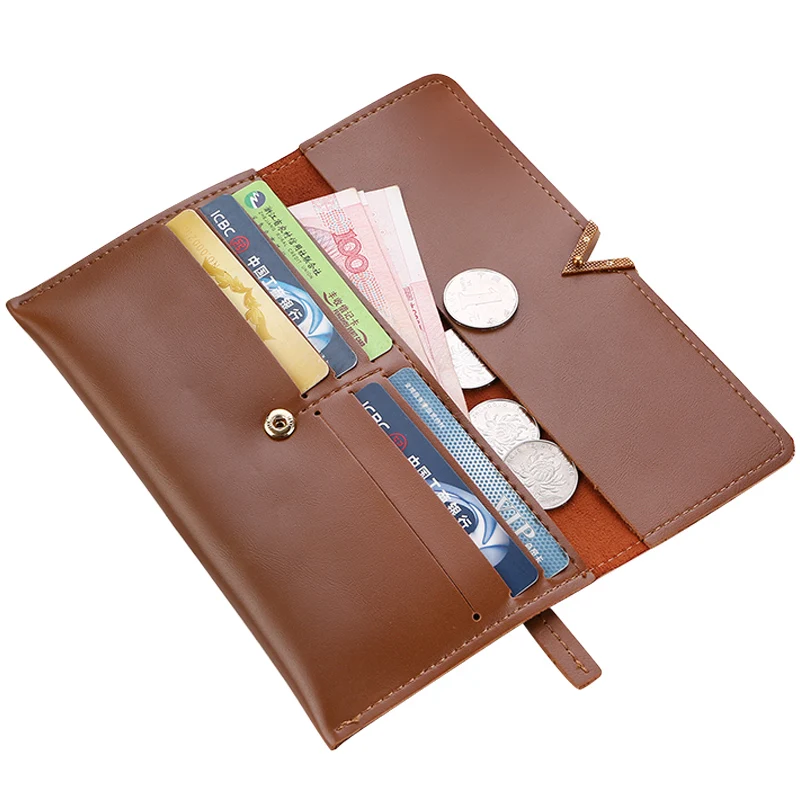 2020 кожаные женские кошельки дамские сумочки на застежке кошелек для монет молнии