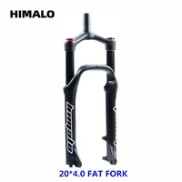 20inch fat bicycle fork himalo snow bike mtb moutain bike air gas locking suspension forks aluminium alloy for 4 0tire 135mm