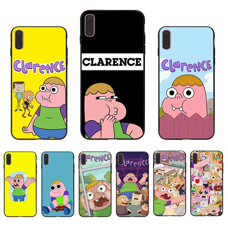 

Anime Clarence Mobile Shell Phone Case For Iphone 13 12 Mini 11 Pro Max 8 7 6S Plus 5S SE 2020 XS XR X Hard Funny Cartoon Cover
