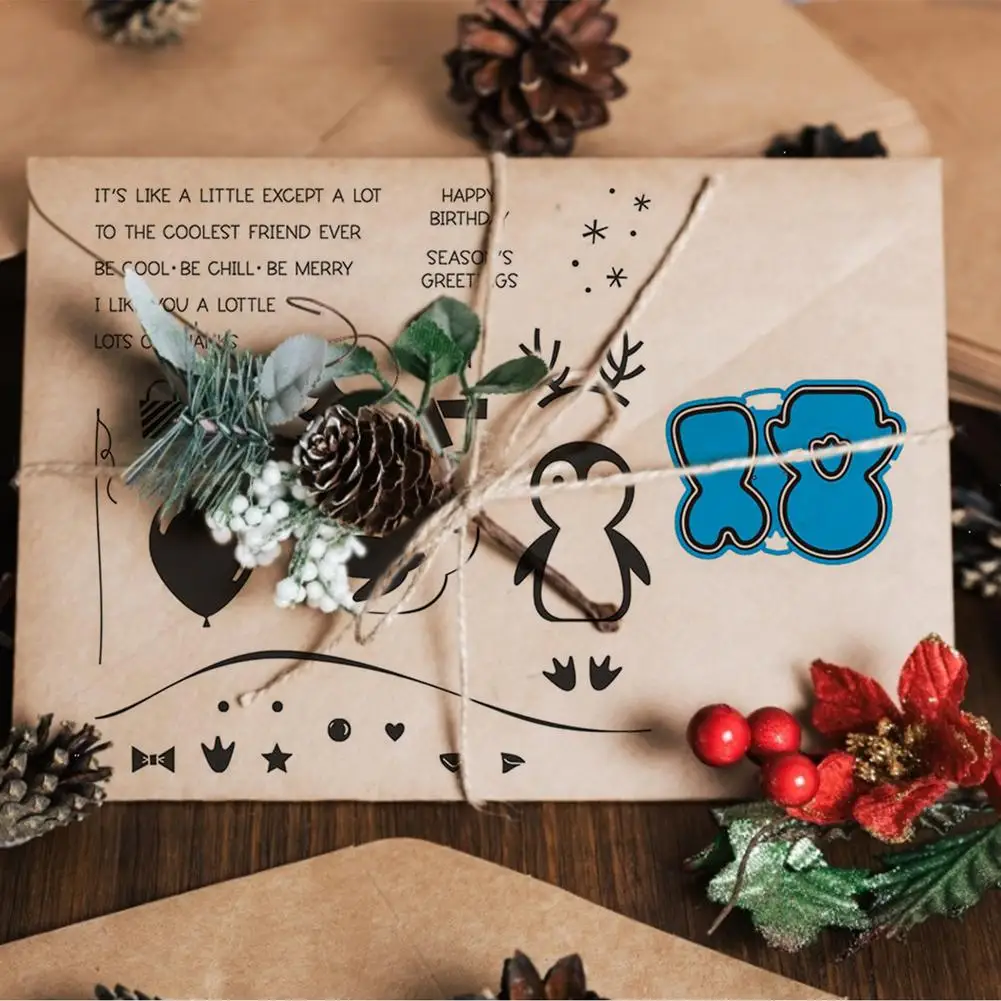 

Рождественские высечки, высококачественные металлические высечки ручной работы, искусство, высечки для рукоделия, скрапбукинга и