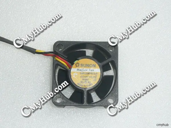 

Для SUNON GM1204PKV3-A R DC12V 0,5 W 4020 4CM 40mm 40x40x20mm 3pin охлаждающий вентилятор