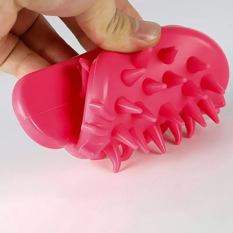 

Pet Dog Cat Bath Brush Comb Rubber Glove Hair Fur Grooming Massaging Massage Pin Pet Shower Dog Brush Pets Supplies