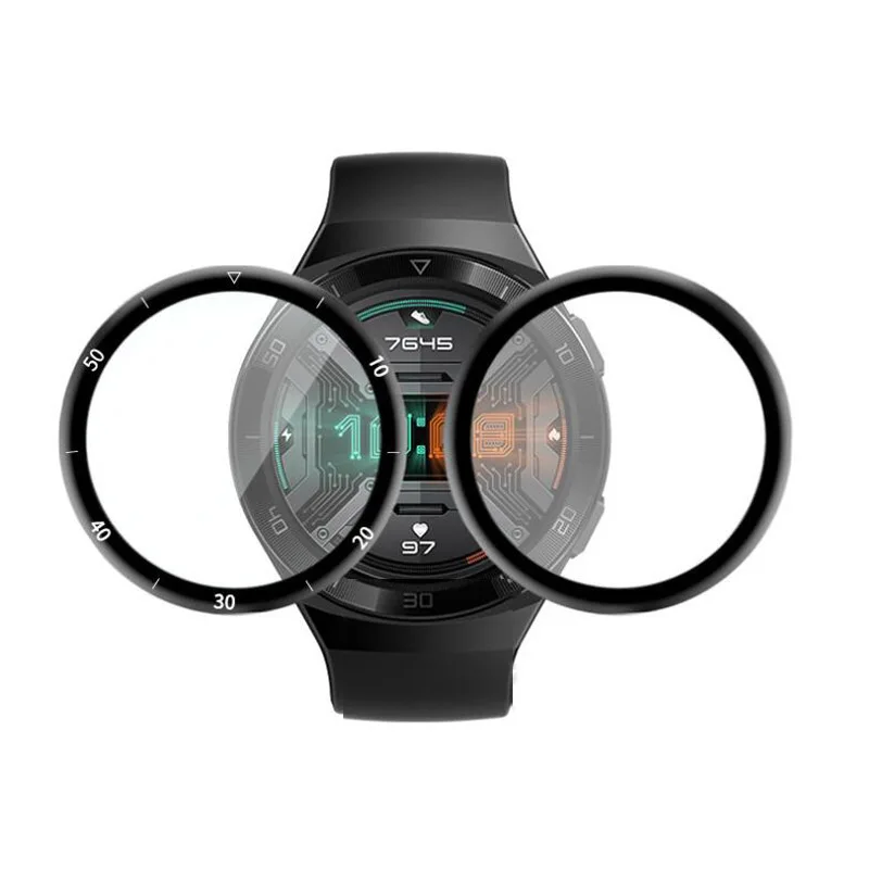 Защитная пленка из мягкого волокна с изогнутыми краями 3D для Huawei Watch GT 2e/GT2 E Smartwatch