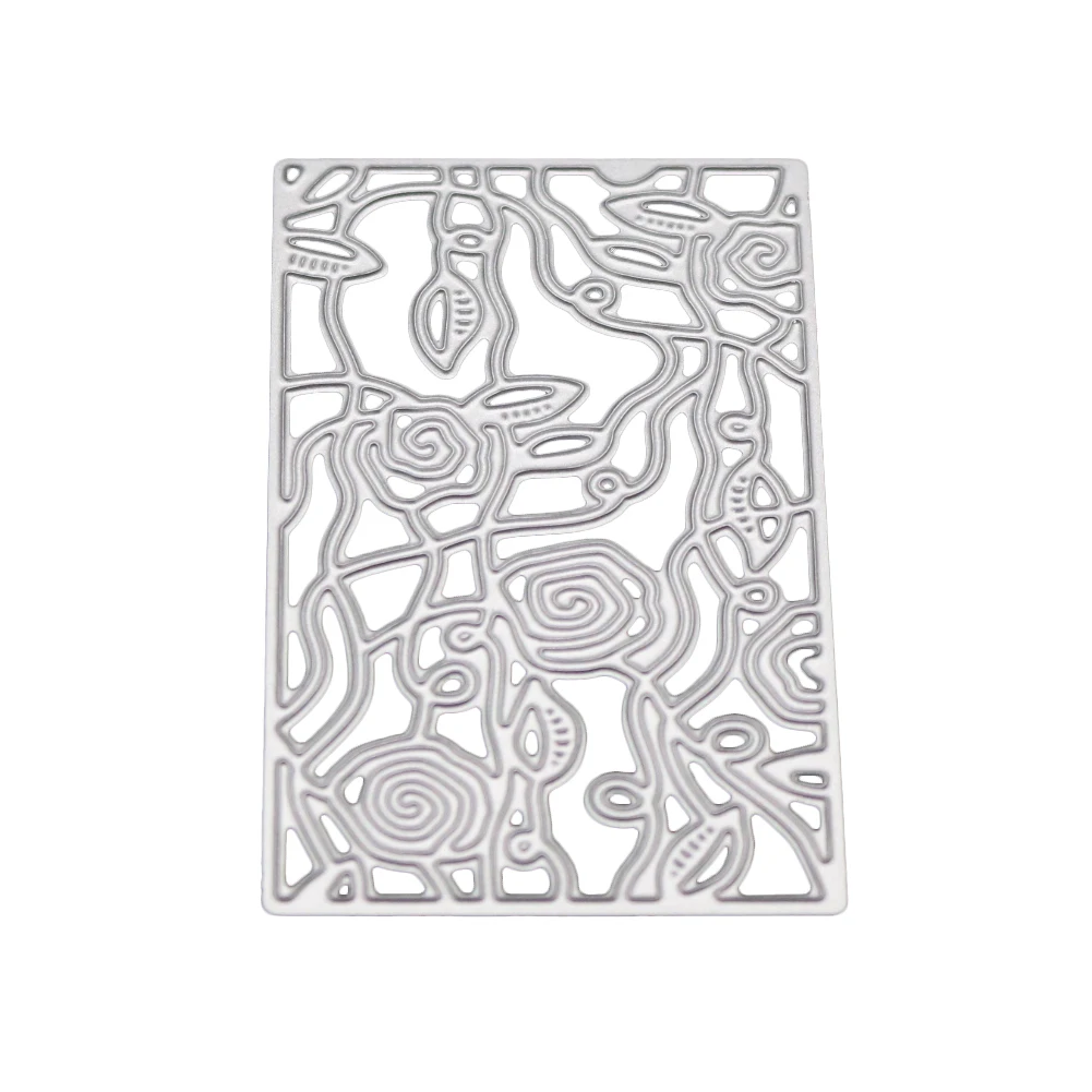 80*51 мм кружевная фоновая рамка металлические режущие штампы ручной работы Цветы