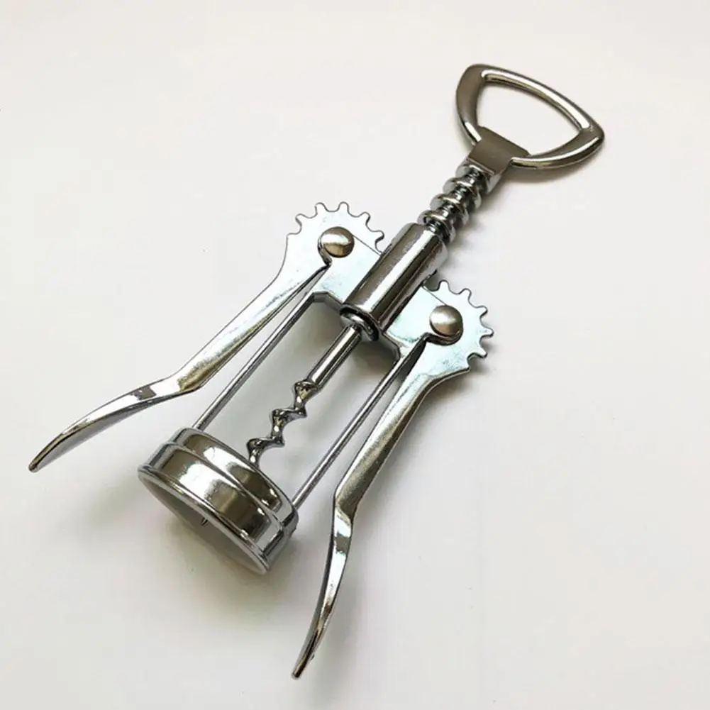 

Silver Zinc Alloy Red Wine Corkscrew Professional All-in-one Corrosion-resistant Durable And Foil Knife, Corkscrew With A2H7