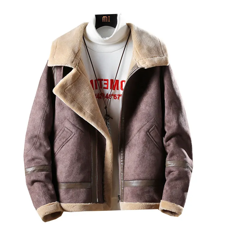 VODOF высокое качество шерстяная теплая мужская зимняя куртка ветрозащитная