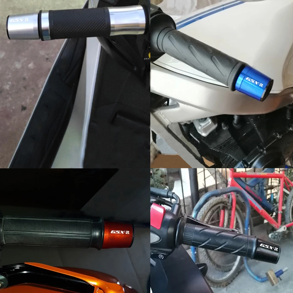 CNC Алюминиевые мотоциклетные 7/8 &quot22 мм ручки Заглушки для Suzuki GSXR GSX-R 1000 750 600 K1 K2 K3 K4