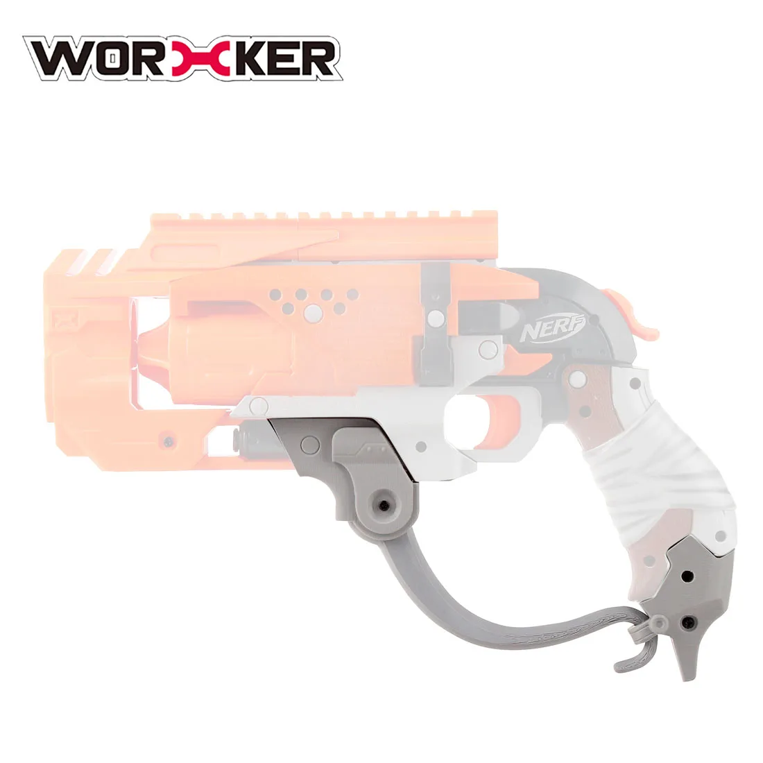Рабочий № 217 Handguard комплект для Nerf Hammershot-серый