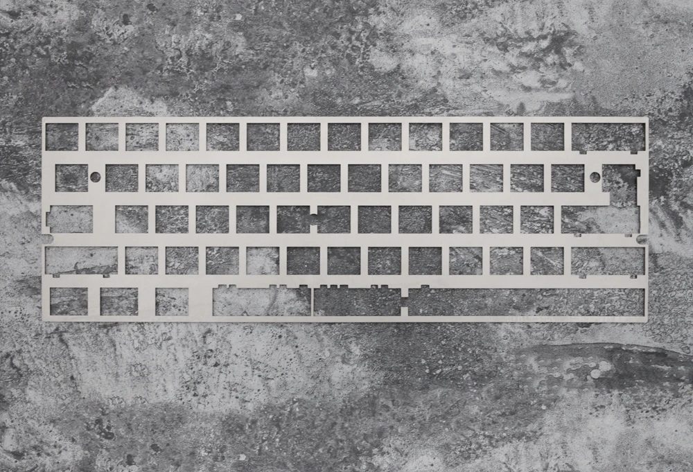 Alps matias 60% пластина из нержавеющей стали механическая клавиатура поддержка xd60 xd64