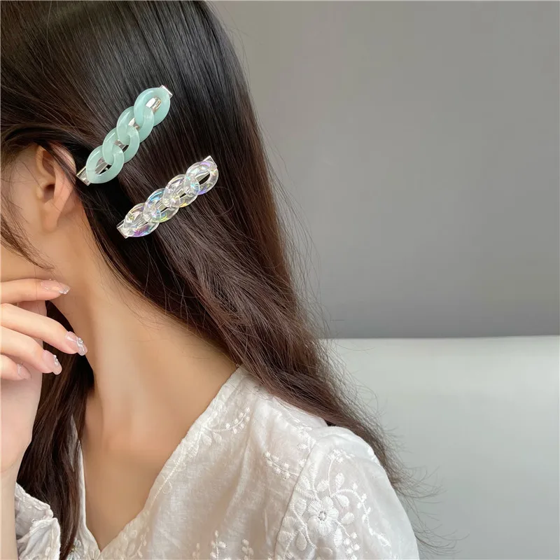 

Простые милые темпераментные зажимы для волос для девочек желе новые корейские аксессуары