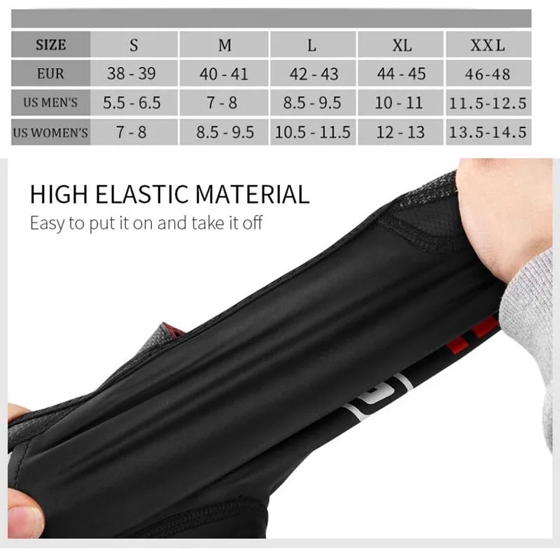 Чехол для обуви унисекс водонепроницаемый ветрозащитный флисовый