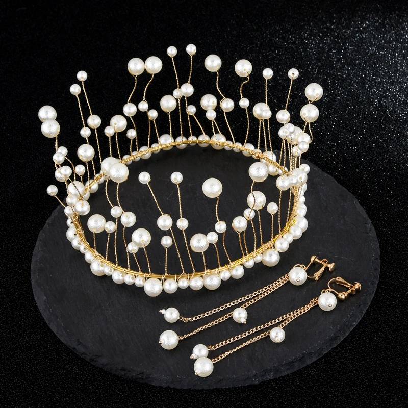 Ручная работа белые/красные заколки для волос с искуственным жемчугом