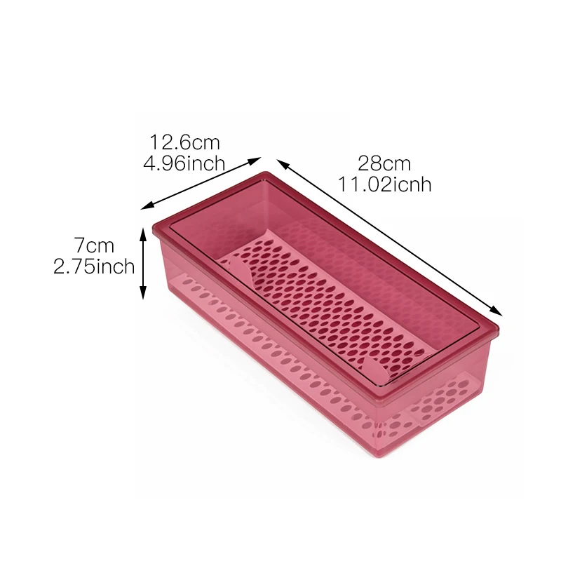 YIWUMART пластиковая коробка для хранения столовых приборов дренажные пылезащитные
