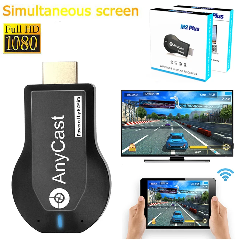 Mirascreen 1080P беспроводной Wi Fi дисплей TV Dongle приемник HDMI совместимый ТВ стик для DLNA