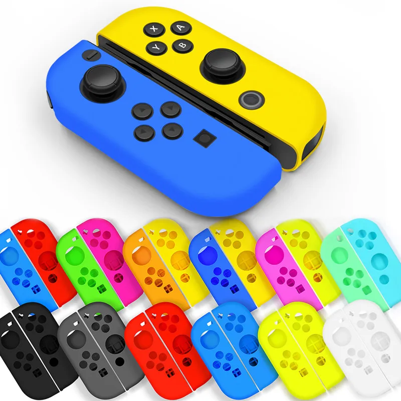 Мягкий силиконовый чехол для Nintendo Switch Controller Joy-con, противоскользящий сменный чехол для Nintendo Switch, аксессуары для Nintendo Switch