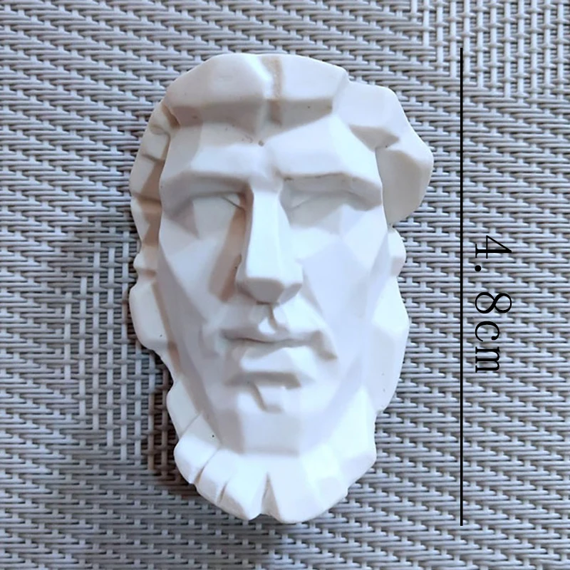 Новая абстрактная портретная брошь с изображением лица человека имитация гипса