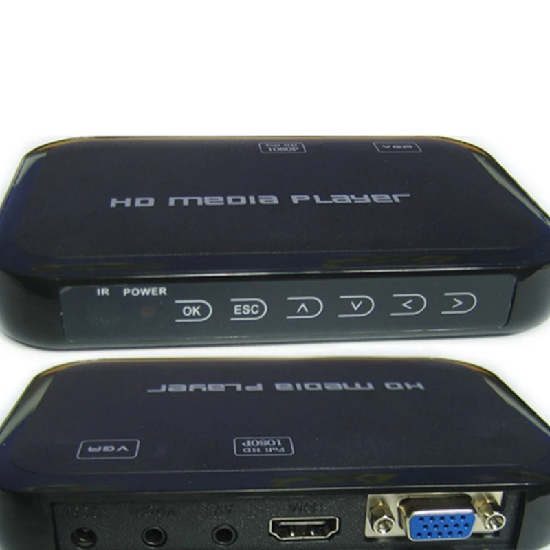 

Mini Full 1080P USB External With SD MMC U Disk Support Video Player IR Player M2EC