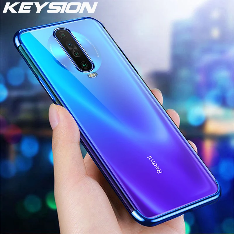 Прозрачный чехол KEYSION с покрытием для Xiaomi Redmi K30 мягкий силиконовый телефона 5G Note 8