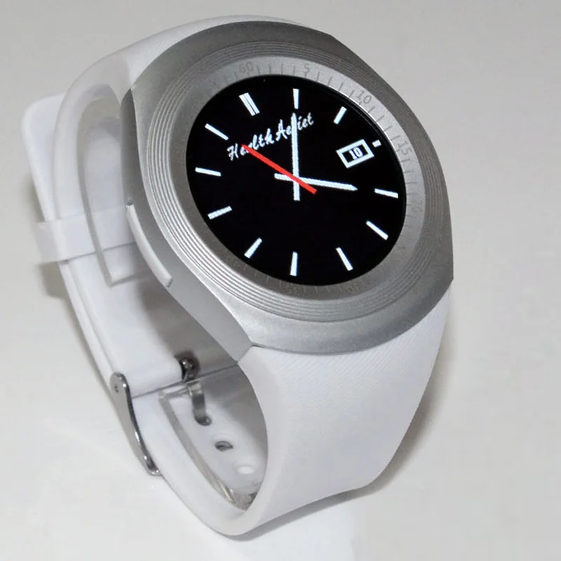 white Умные часы Y1, круглые, Bluetooth, sim-карта, умные часы, пульт дистанционного управления камерой, женские, мужские, фитнес, кардиостимулятор, спортивные часы - Цвет: white