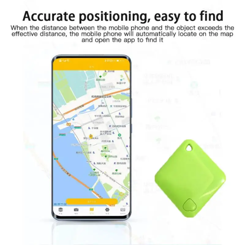 Новый мини-кошелек-трекер в форме алмаза с функцией защиты от потери устройство