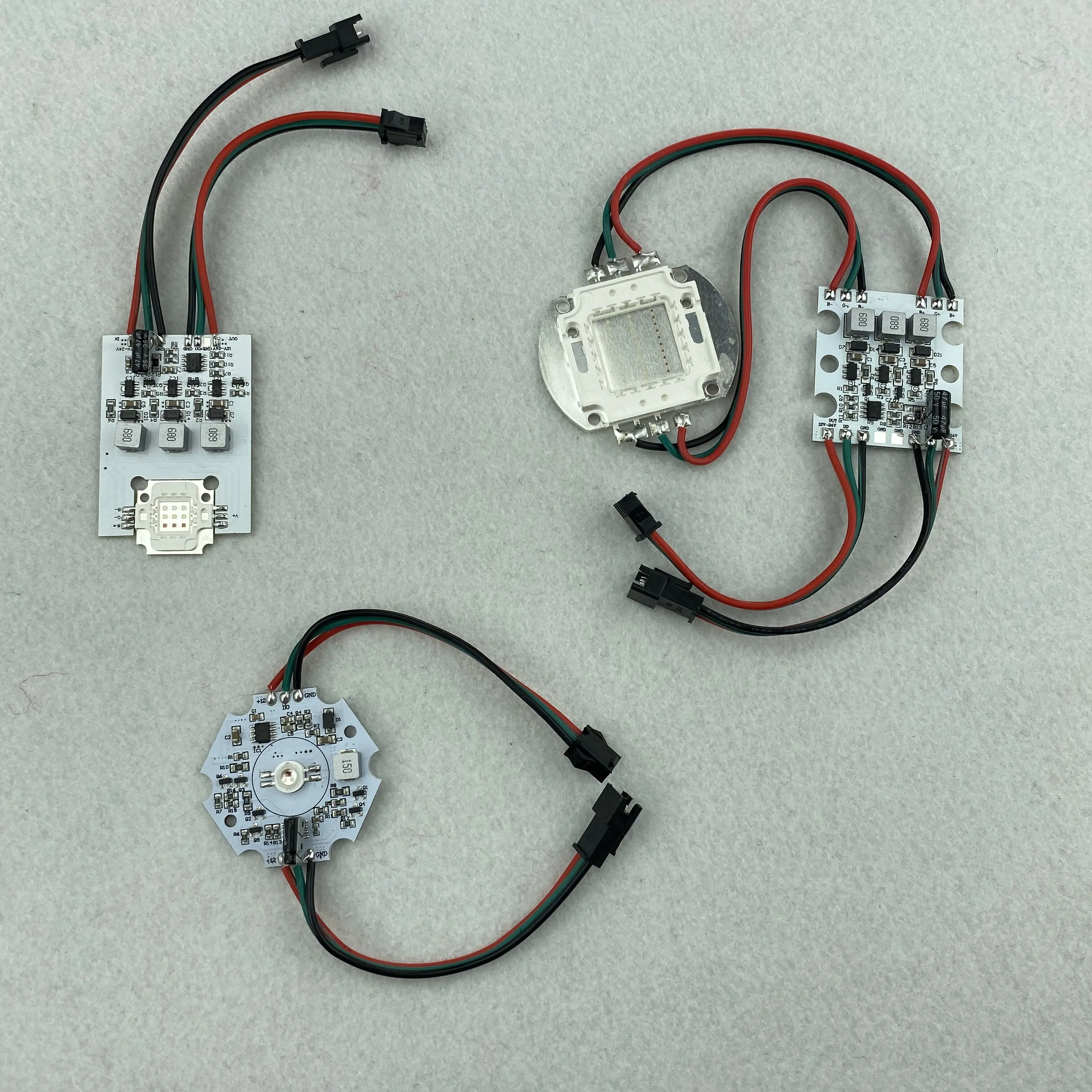 Светодиодный модуль пикселей высокой мощности WS2811 3 Вт/9 Вт/36 Вт Вход DC12V/12 24 В/36