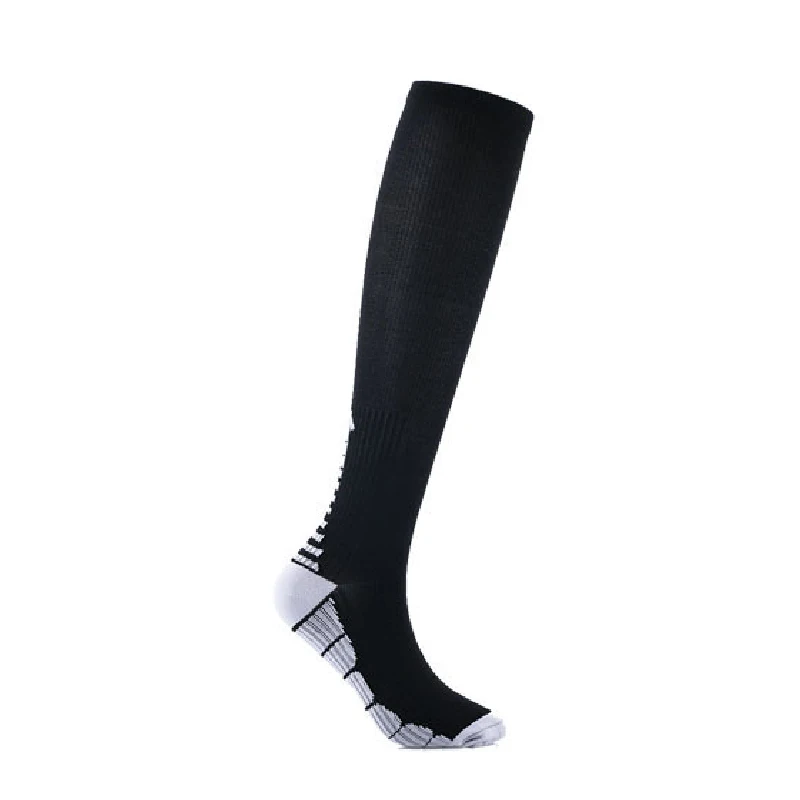 Разноцветные женские и мужские длинные облегающие высокие носки компрессионные