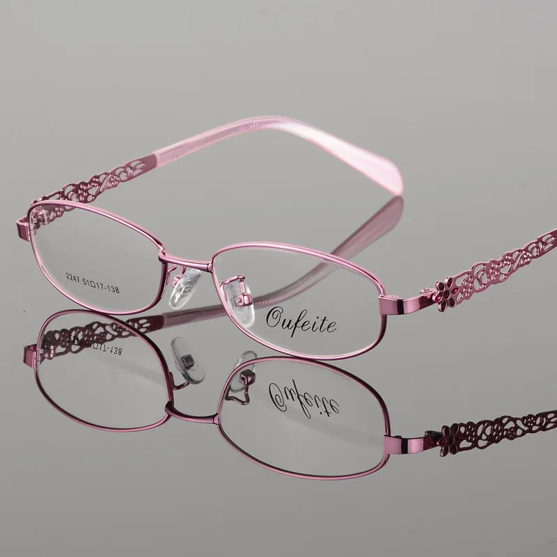 Новые женские полный рамка оправы для очков Линзы половинчатая оправа